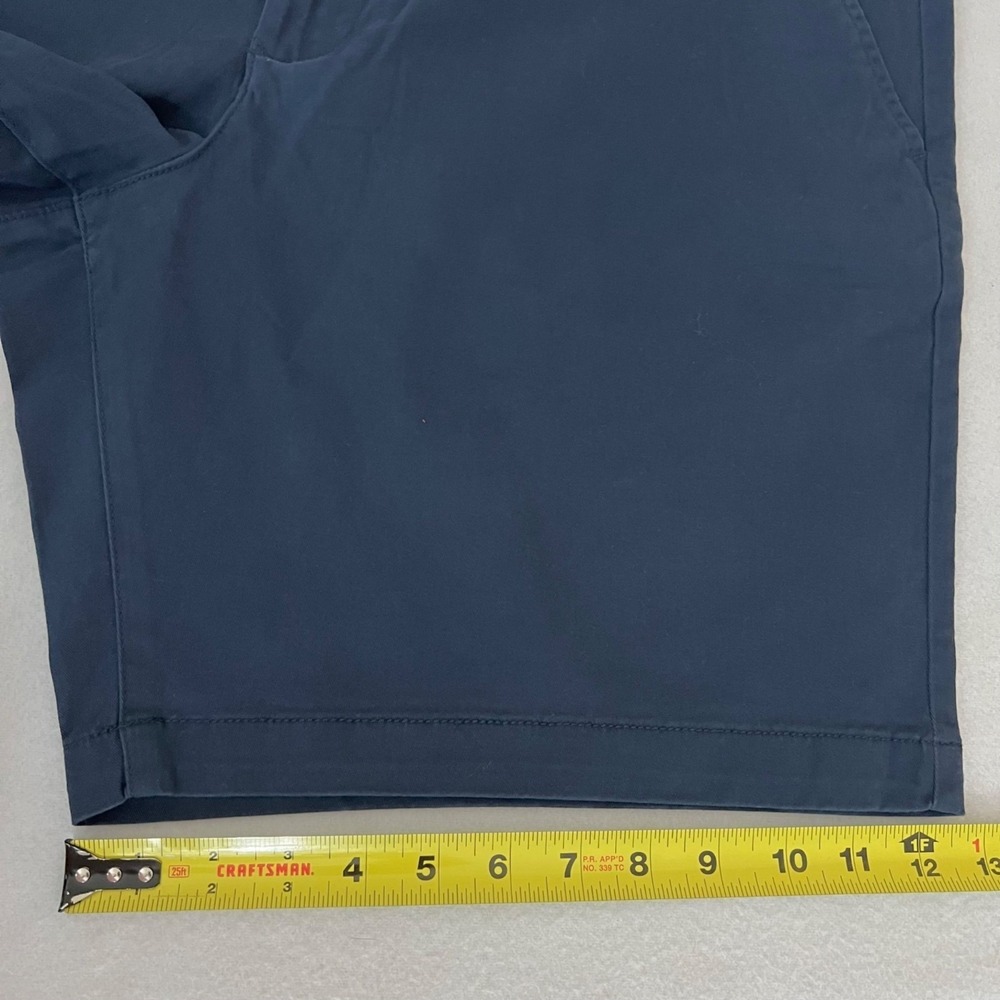 Member's Mark Men's Everyday Stretch Flat Front Blue Shorts Size 40 NWT Pockets - Picture 11 of 11